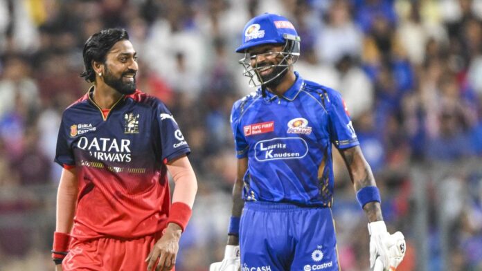 Royal challengers bengaluru cricket vs mumbai indians team match scorecard