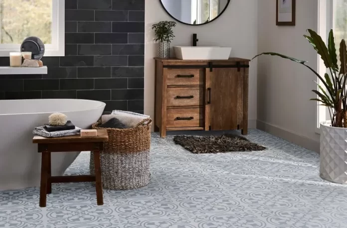 Waterproof vinyl plank flooring